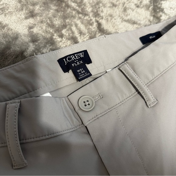 J.Crew Flex Slim Lightweight Chino Pants Gray Men’s 31x30 - Picture 3 of 9